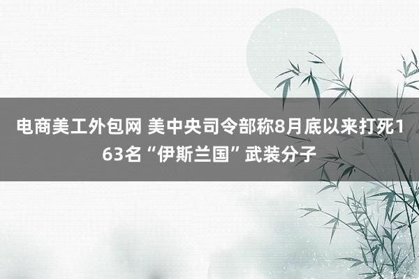 电商美工外包网 美中央司令部称8月底以来打死163名“伊斯兰国”武装分子